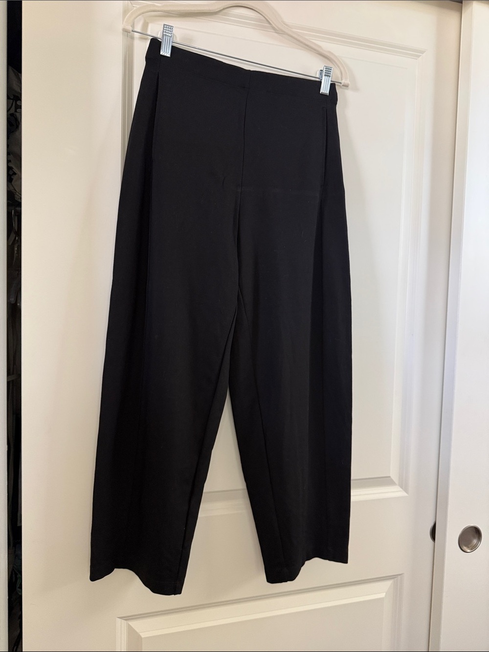 Max Studio Black Barrel Pants - Picture 1 of 4